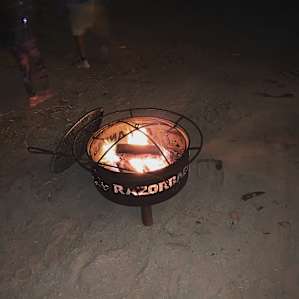 Wonderful little fire for s’mores