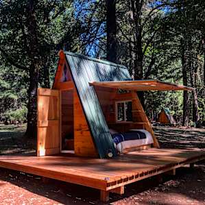 Moon A-Frame Tiny Cabin