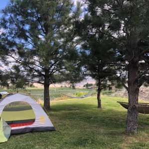Our camp spot, it was perfect!