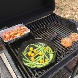 Propane grill was a bonus