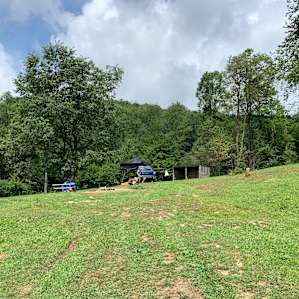 Campsite from main access