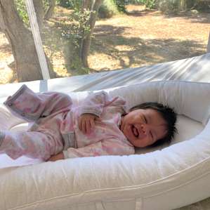 Our little one has a great time