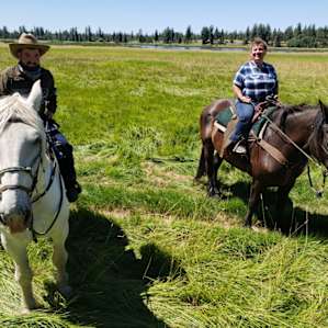 A trail ride for my son & I