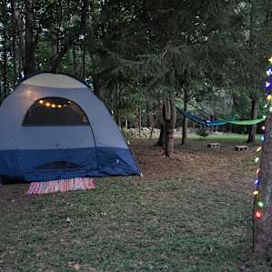 Hilltop camping