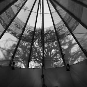 Tipi Ravens Nest in the Mojave