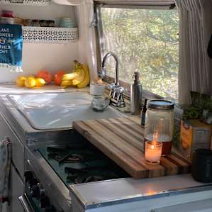 Vintage AIRSTREAM farm Glamping