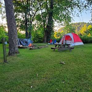 Our campsite: Fox Den
