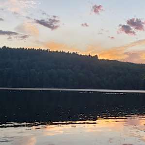Wooded Tent Camping on Lake