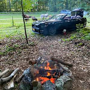 Where you park your car and choose your campsite
