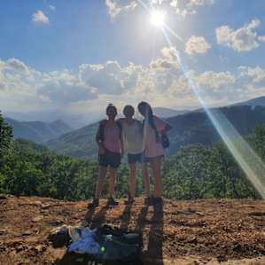 Just below Eagle's Nest Tipi