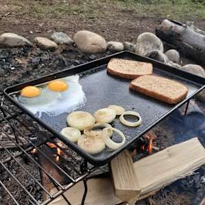 Nothing like cooking on an open fire.