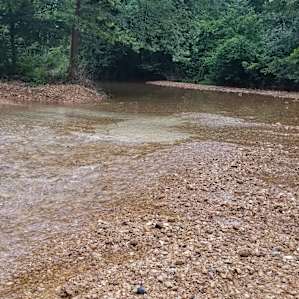 This is the low water crossing you drive through.