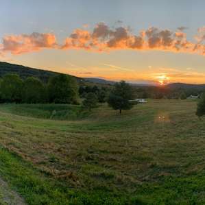 Glamping with a gorgeous view