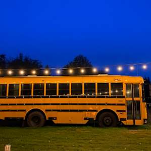 Creekside Glamping in a Bus