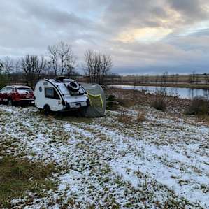 When we camped in late October-early November.