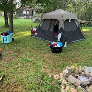 Campsite #3 in the Ozark Foothills