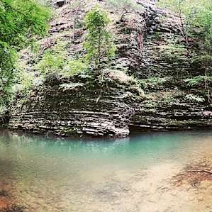 Gorgeous - rapids just to the right that make for meditative sounds all day and night.
