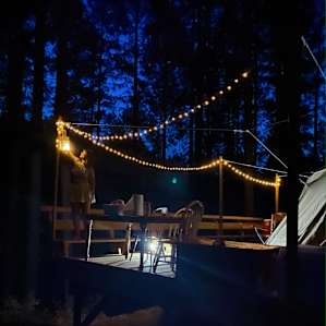 Fairy lights at night, Such a romantic vibe