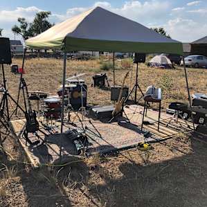 Oasis on the plains