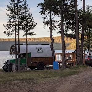 On the lake with "What A View".