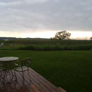 Such a gorgeous view from the cottage.