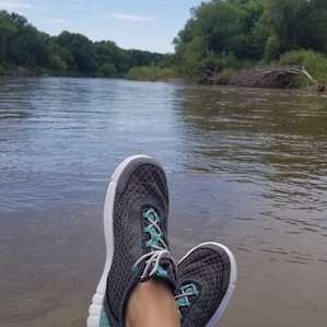 We floated from the Yoder Bridge to the Haven Bridge. You can float to Campsite #2 however and possibly #1 is conditions are right.