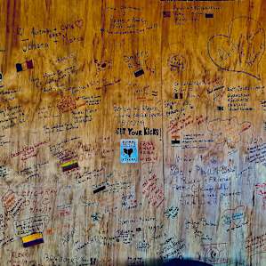 Don’t forget to sign the wall.