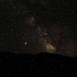 the stars at night were unreal. very secluded spot