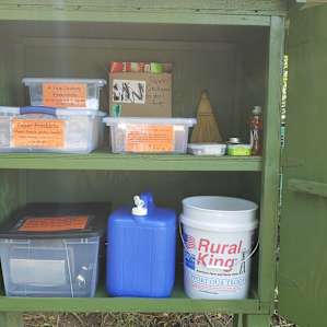Many useful items for campers