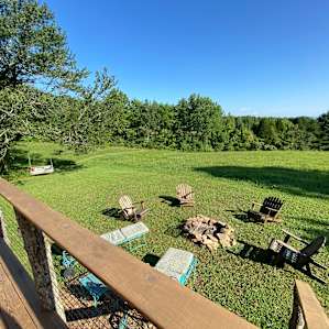 Fire pit and seating