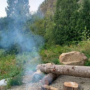Great views from the campfire