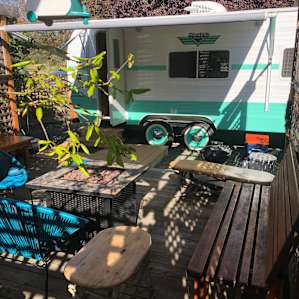 Orcas Island Retro Trailer
