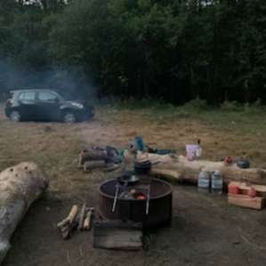 campfire set-up
