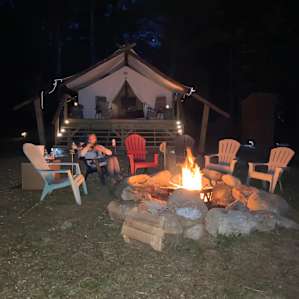 Campsite at night!