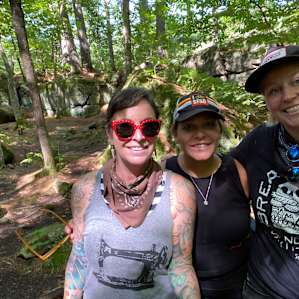 Hiking in WY Interstate State Park