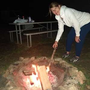 Nice fire pit and wood available for purchase