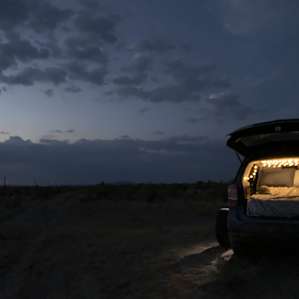 Solitude and no light pollution... perfect for stargazing!