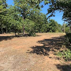 Post oak and red dirt camp site
