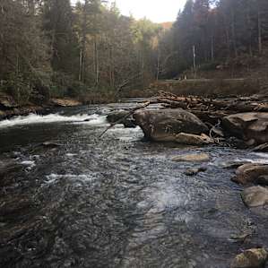 Creek view fishing camp