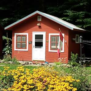 Leopold's Cabin in the summer.