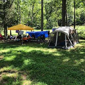 Buffalo Gap Island large group camp