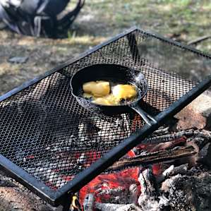 Grill and firewood provided was perfect