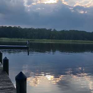 View of the creek.
