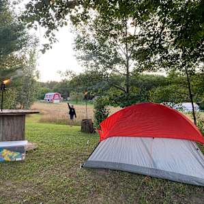 View from campsite