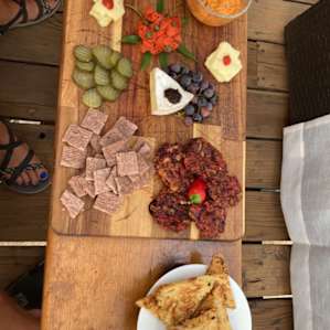 Food that accompanied the mead tasting.