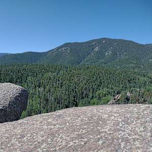 Beautiful views from on-site hiking trails