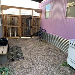 This is the entrance to the area you stay in.