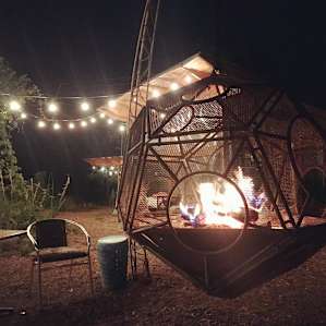 There was an awesome fire pit both nights we stayed.