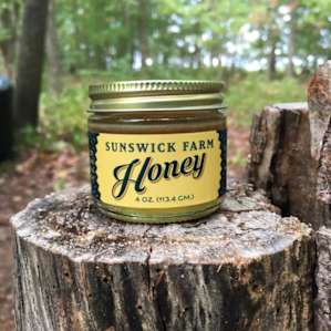 The honey that was left on the nightstand for me