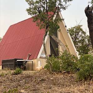 Hudson's Tiny A-Frame Shed Glamping